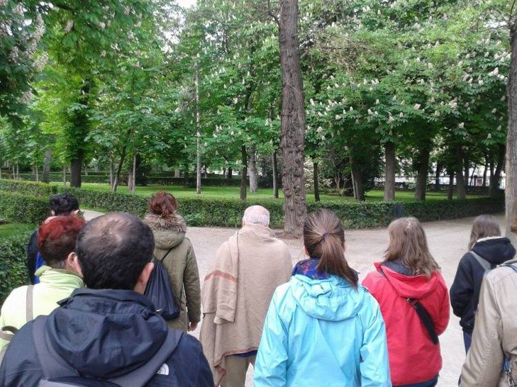 satish walking retiro